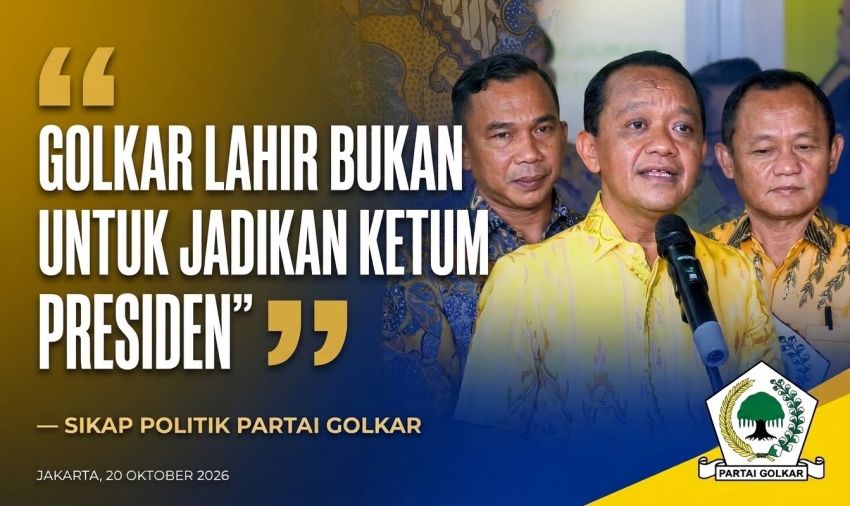 Bahlil Tegaskan Golkar Fokus Raih Kursi DPR, Bukan Posisi Presiden atau Wapres