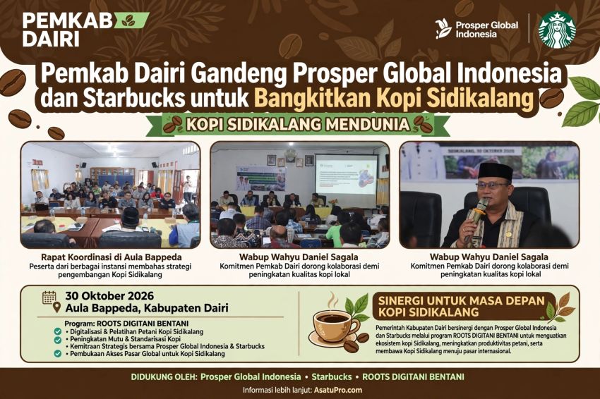 Pemkab Dairi Perkuat Kolaborasi dengan Prosper Global Indonesia, Dorong Petani Kopi Mandiri dan Tangguh Iklim