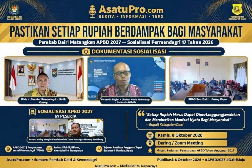 Pastikan Setiap Rupiah Berdampak, Pemkab Dairi Matangkan APBD 2027